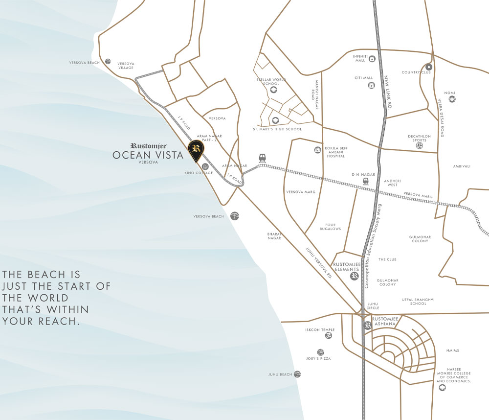 rustomjee ocean vista location